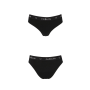 Трусики-слипы из хлопка с эластаном Passion PS004 PANTIES L, black