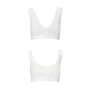 Спортивный топ из эластичного хлопка Passion PS005 TOP L, white