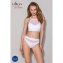 Трусики с прозрачной вставкой Passion PS006 PANTIES L, white