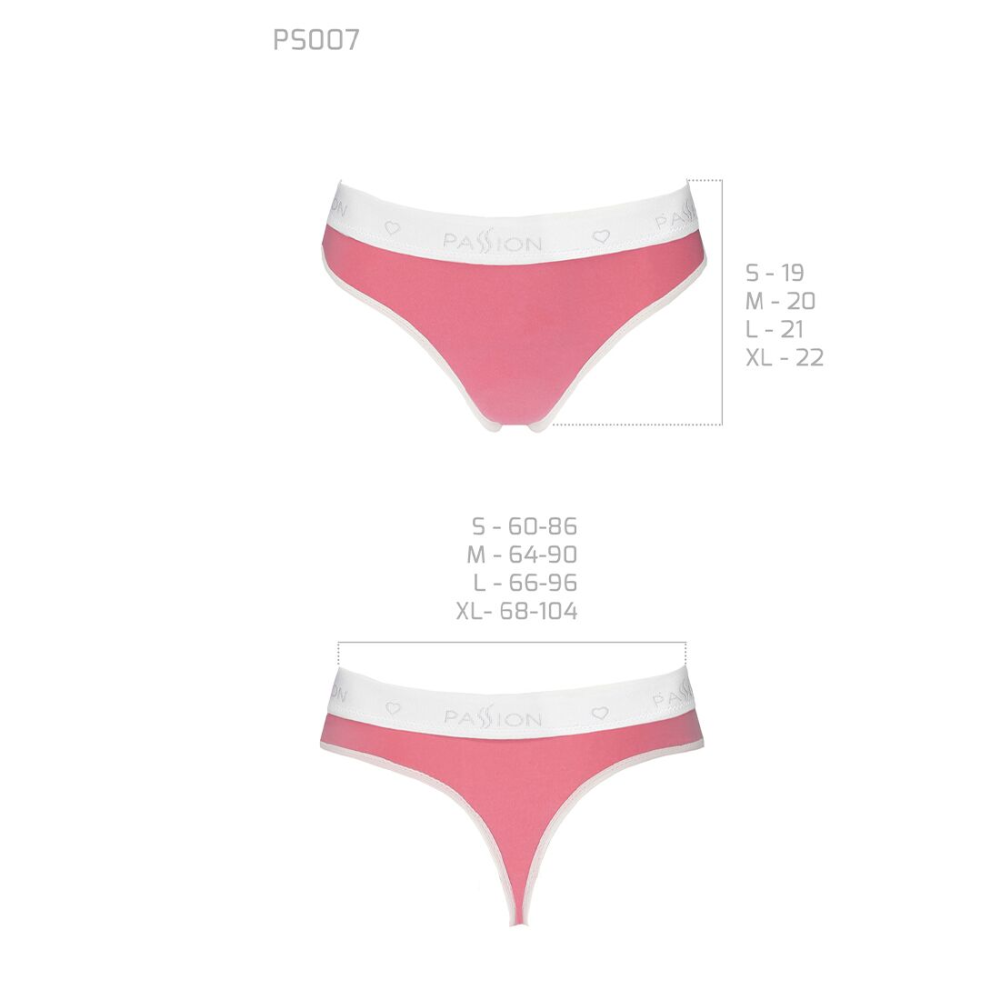 Спортивные трусики-стринги Passion PS007 PANTIES M, pink