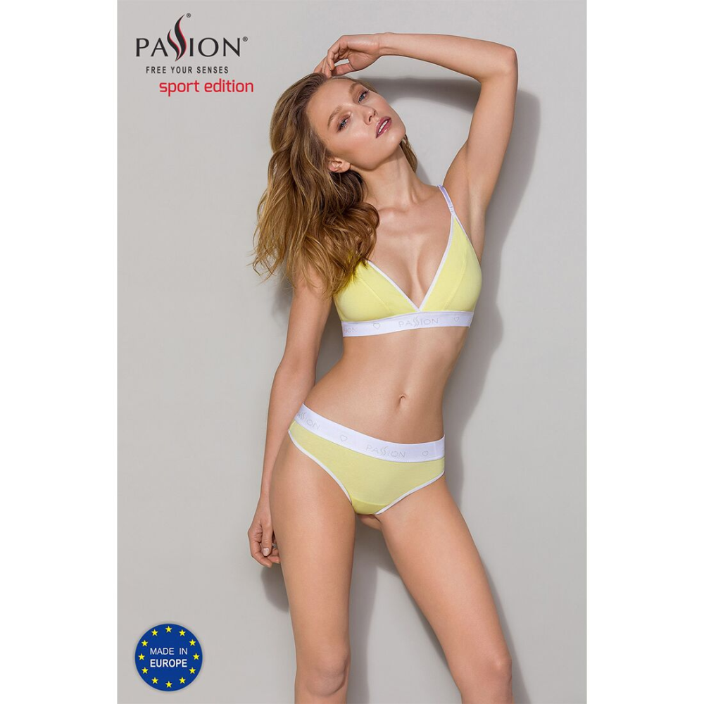 Спортивные трусики-стринги Passion PS007 PANTIES M, yellow