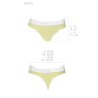 Спортивные трусики-стринги Passion PS007 PANTIES M, yellow