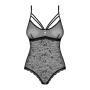 Кружевное боди с доступом 818-TED-1 teddy L/XL, черное