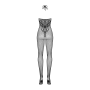 Бодистокинг Obsessive Bodystocking G308 S/M/L, халтер, декор в виде татуировки