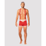 Мужской эротический костюм Санта-Клауса Obsessive Mr Claus 2XL/3XL, боксеры на подтяжках, шапочка с