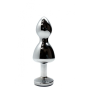 Металлическая анальная пробка Wooomy Lollypop Double Ball Metal Plug Red S диам. 2,8 см, длина 8,5см