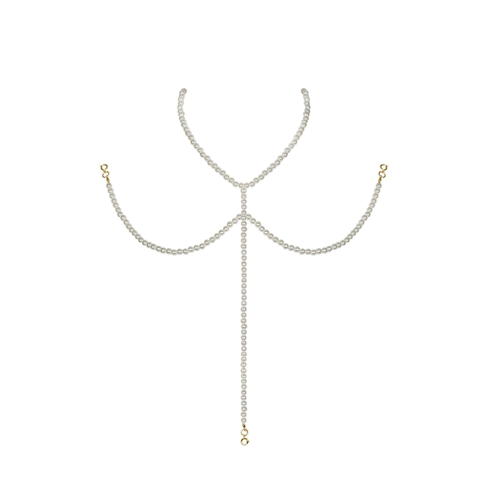 Ожерелье под жемчуг на декольте Obsessive A757 necklace pearl