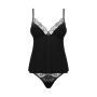 Топ и трусики Obsessive Bella Rou top & panties XL/2XL, топ, трусики
