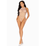 Боди-сетка Leg Avenue Net snap crotch tank bodysuit White, One Size