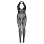 (SALE) Бодистокинг Leg Avenue Rhinestone Lace and Net Bodystocking OS Black