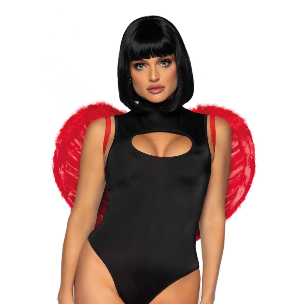 (SALE) Leg Avenue Marabou feather devil wings