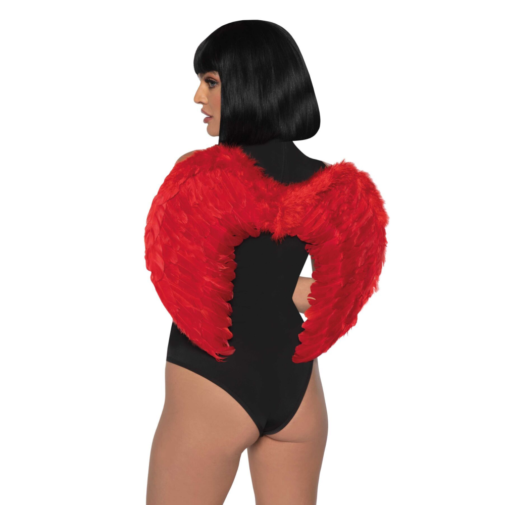 (SALE) Leg Avenue Marabou feather devil wings