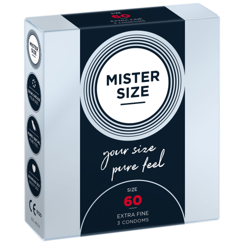 Презервативы Mister Size - pure feel - 60 (3 condoms), толщина 0,05 мм Презервативы Mister Size - pure feel - 60 (3 condoms), толщина 0,05 мм
