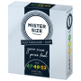 Набор презервативов Mister Size - pure feel - 47–49–53 (3 condoms), 3 размера, толщина 0,05 мм