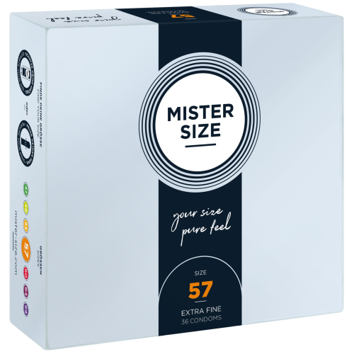 Презервативы Mister Size - pure feel - 57 (36 condoms), толщина 0,05 мм Презервативы Mister Size - pure feel - 57 (36 condoms), толщина 0,05 мм