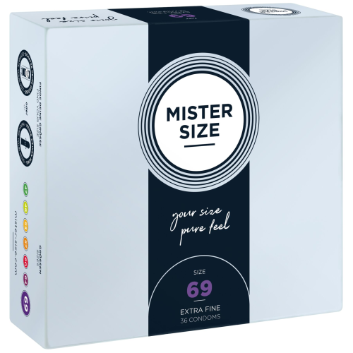 Презервативы Mister Size - pure feel - 69 (36 condoms), толщина 0,05 мм Презервативы Mister Size - pure feel - 69 (36 condoms), толщина 0,05 мм