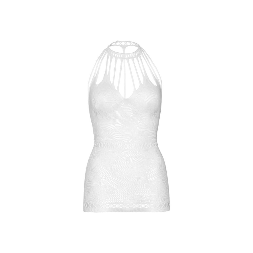 Ажурное платье-сетка Leg Avenue Lace mini dress with cut-outs White, one size