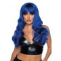 Волнистый парик Leg Avenue Misfit Long Wavy Wig Blue, длинный, реалистичный вид, 61 см