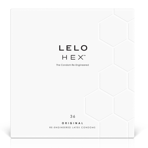 Презервативы LELO HEX Condoms Original 36 Pack, тонкие и суперпрочные