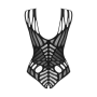 Боди с большими вырезами Obsessive B139 crotchless teddy S/M/L, с доступом