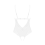 Эротическое полупрозрачное боди Obsessive Heavenlly crotchless teddy XS/S, с доступом