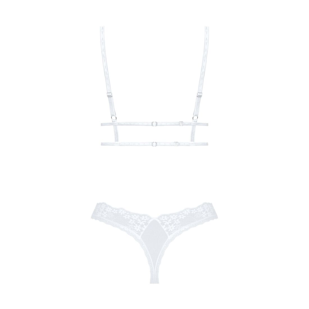 Эротический комплект Obsessive Heavenlly 2-pcs set XS/S, бюстгальтер и танга
