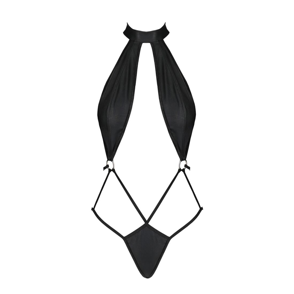 Боди-халтер из экокожи Passion JANNIES BODY L/XL black