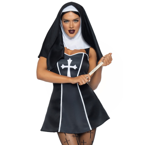 (SALE) Leg Avenue Naughty Nun M