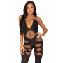 Бодистокинг Leg Avenue Illusion halter bodystocking One size Black, доступ