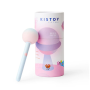 Вибратор-конфетка на палочке KISTOY Lala Pop, 2 мотора, маска на глаза в комплекте