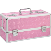 Большой кейс для хранения секс-игрушек BMS Factory Large Lokable Vibrator Case Pink, кодовый замок