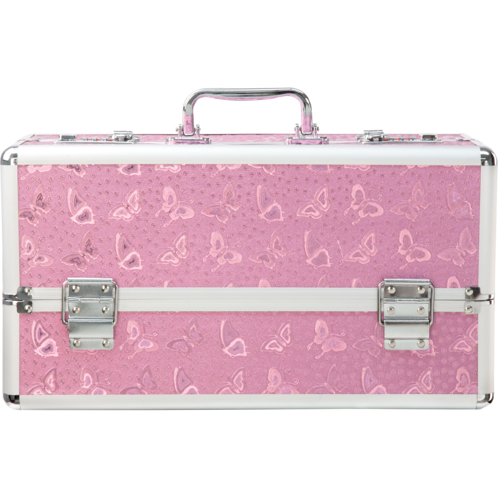 Большой кейс для хранения секс-игрушек BMS Factory Large Lokable Vibrator Case Pink, кодовый замок