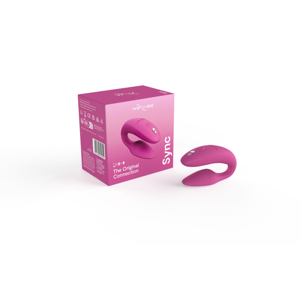 Смарт-вибратор для пар We-Vibe Sync 2 Rose, 10 виброрежимов, пульт ДУ