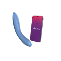 Смарт-вибратор We-Vibe Rave 2 Twisted Pleasure Blue, для точки G и входа во влагалище, 2 мотора