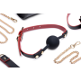 Набор БДСМ с дорожной сумкой Master Series: Bow — Luxury BDSM Set With Travel Bag, 11 предметов