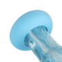 Стеклянный дилдо Gildo Ocean Ripple, объемная головка, идеально для точки G