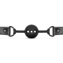 Воздухопроницаемый кляп Bedroom Fantasies: Breathable Silicone Ball Gag, черный