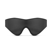 Маска Bedroom Fantasies: Faux Leather Blindfold, черная