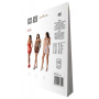 Ажурное мини-платье на тонких бретелях Passion BS096 One Size, red, плетение на груди
