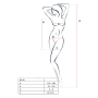 Полупрозрачное мини-платье Passion BS101 One Size, red, рукава-митенки