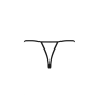 Трусики кружевные с доступом Passion Exclusive VIOLANTE THONG L/XL, black