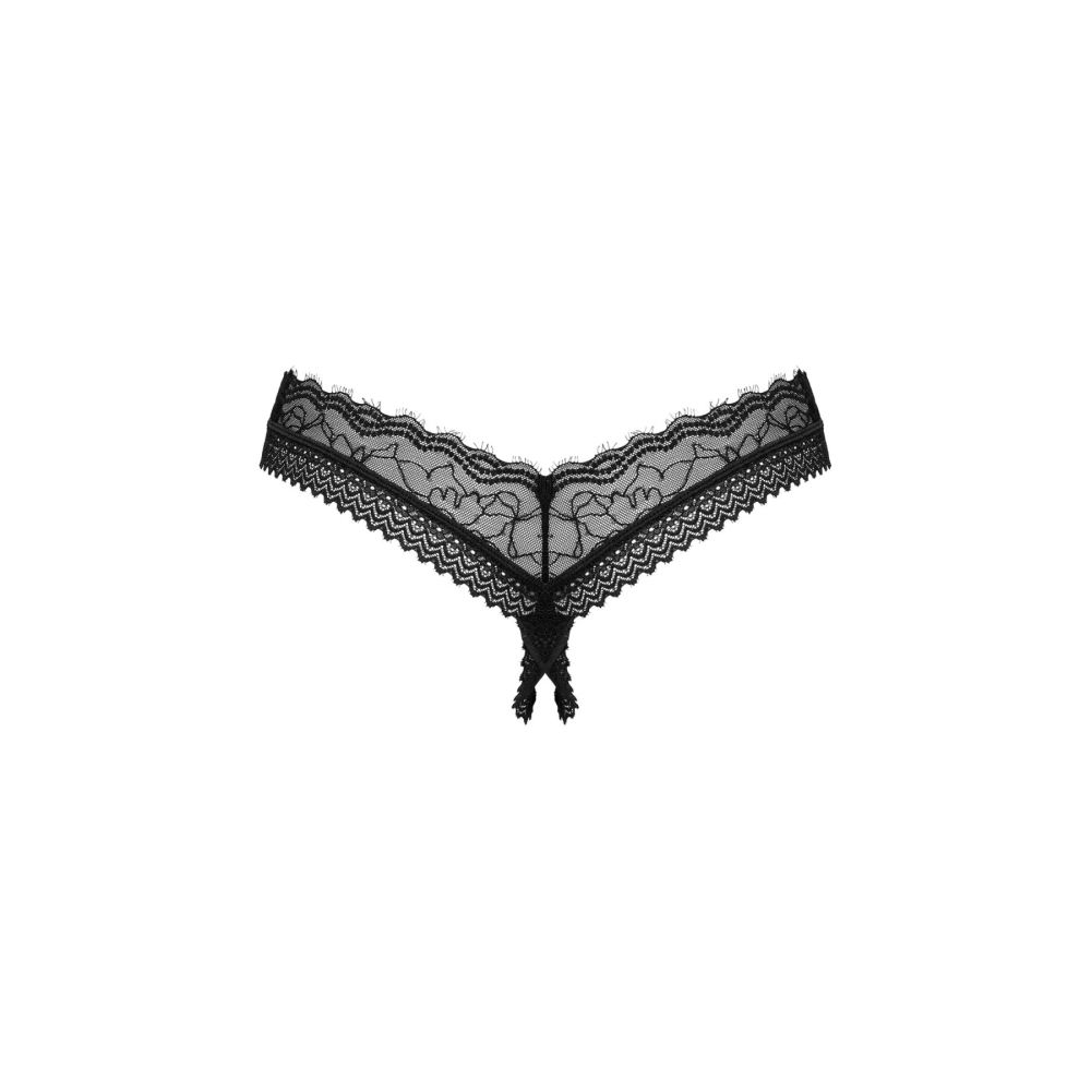 Трусики Obsessive Medilla crotchless thong XL/2XL
