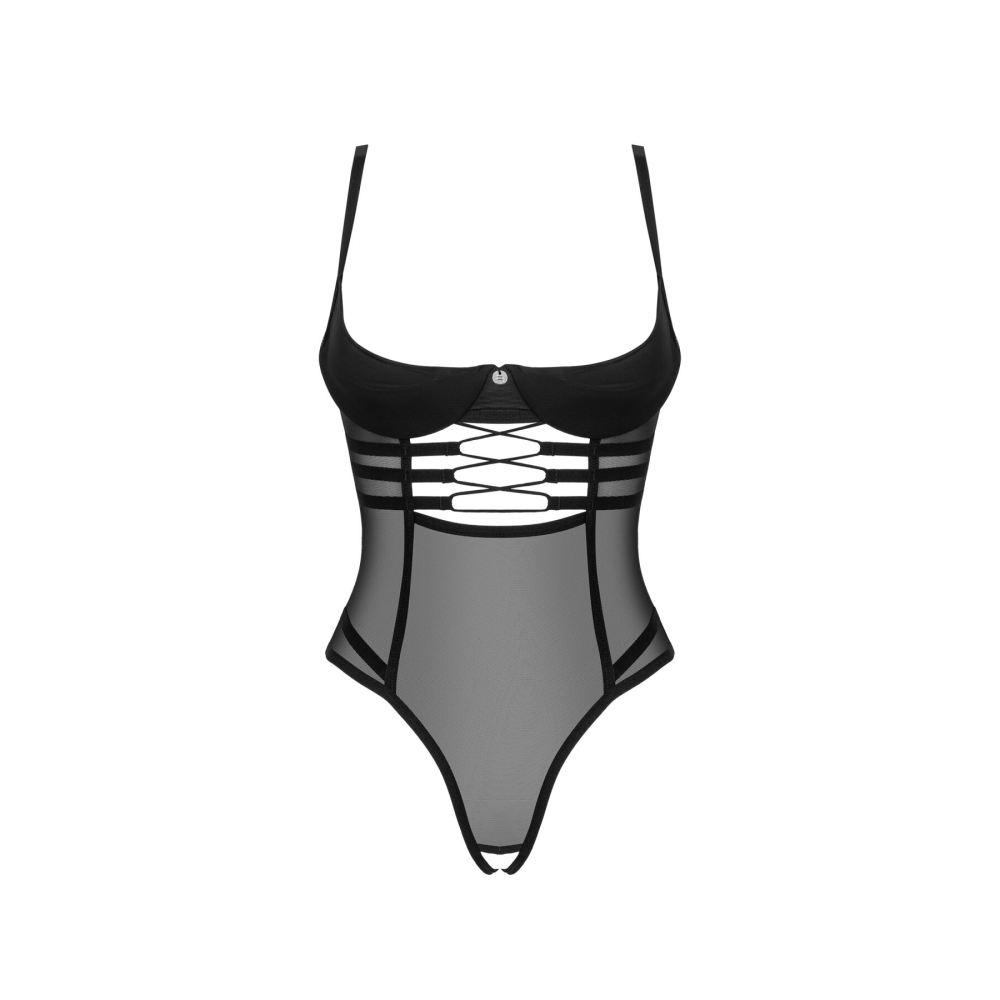 Боди Obsessive Roxelia crotchless teddy XS/S