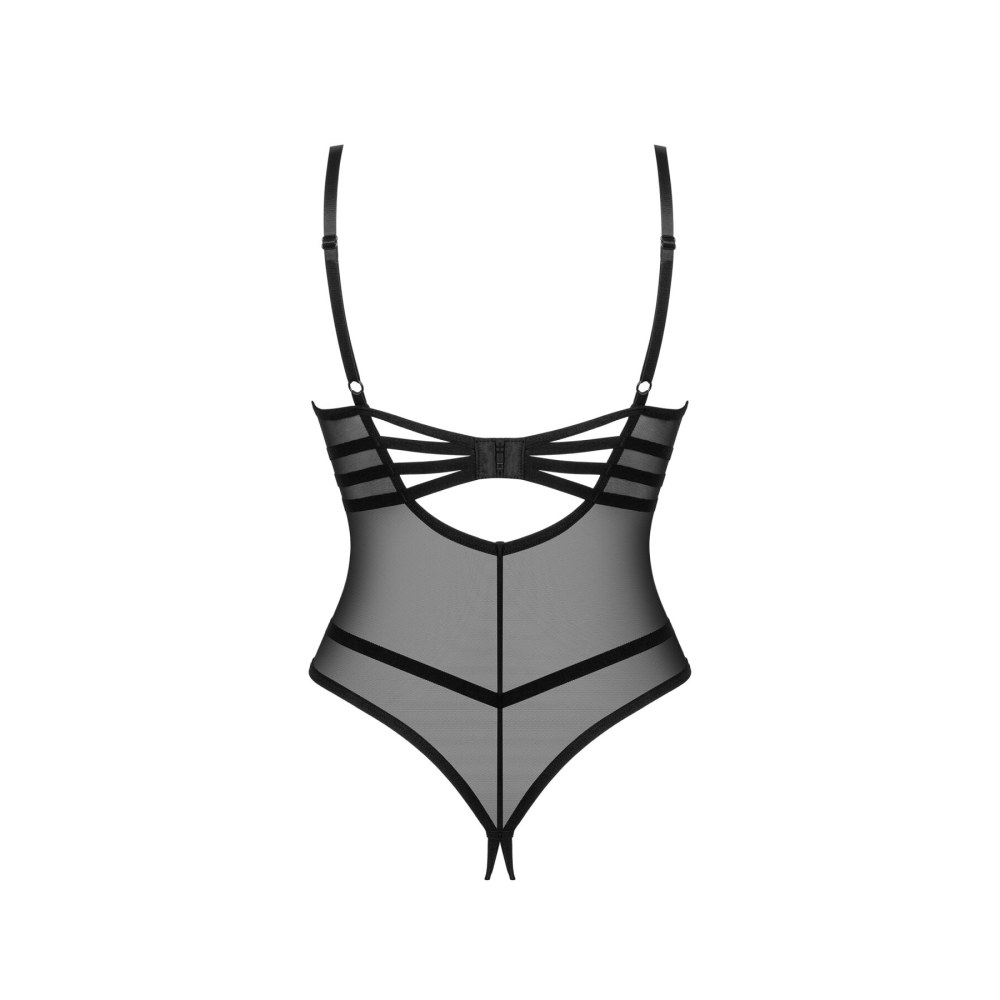 Боди Obsessive Roxelia crotchless teddy XS/S
