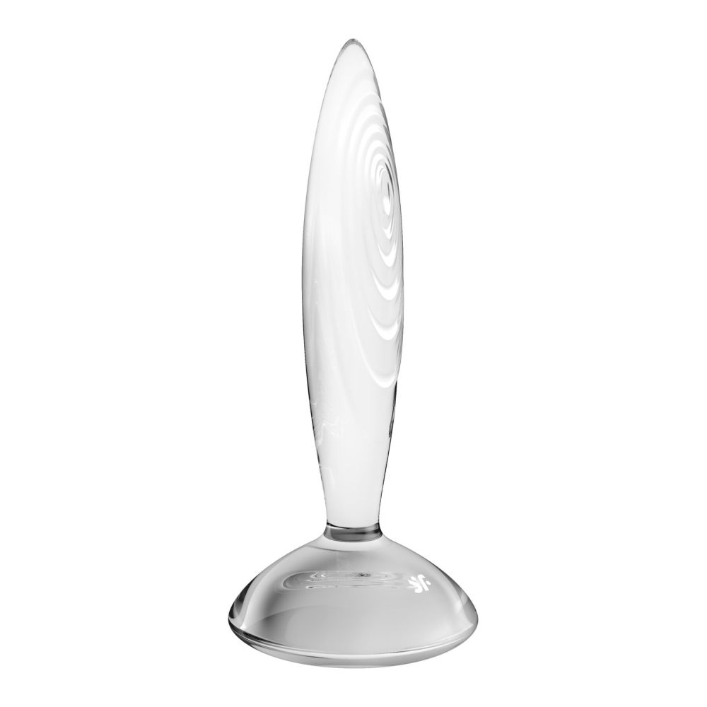 Стеклянная анальная пробка Satisfyer Sparkling Crystal, очень прочная, термостойкая