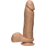 Фаллоимитатор Doc Johnson The D - Perfect D - 8 Inch With Balls - FRIMSKYN, диаметр 5,1см