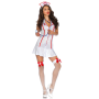 Эротический костюм медсестры Leg Avenue Head Nurse M/L, платье, аксессуар на голову, стетоскоп
