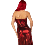 Эротическое платье Leg Avenue Shimmer bodysuit with skirt S
