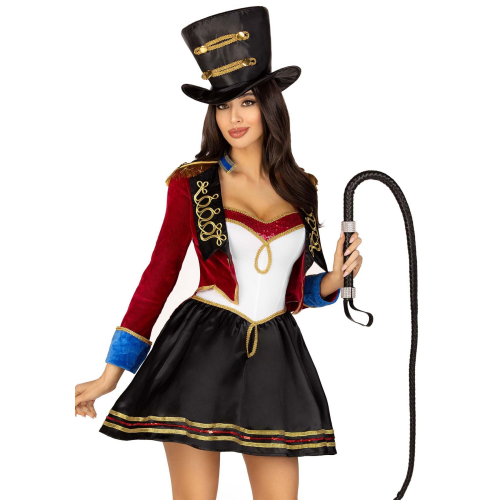 Костюм циркачки Leg Avenue Classic Ringmaster Costume M, платье, шляпа
