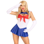 Эротический костюм Сейлор Мун Leg Avenue Sexy Sailor L, платье, перчатки, бант